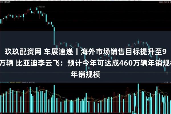 玖玖配资网 车展速递丨海外市场销售目标提升至90万辆 比亚迪李云飞：预计今年可达成460万辆年销规模